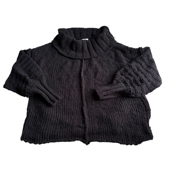 white birch Sweaters - White Birch Charcoal Cowl Neck Sweater